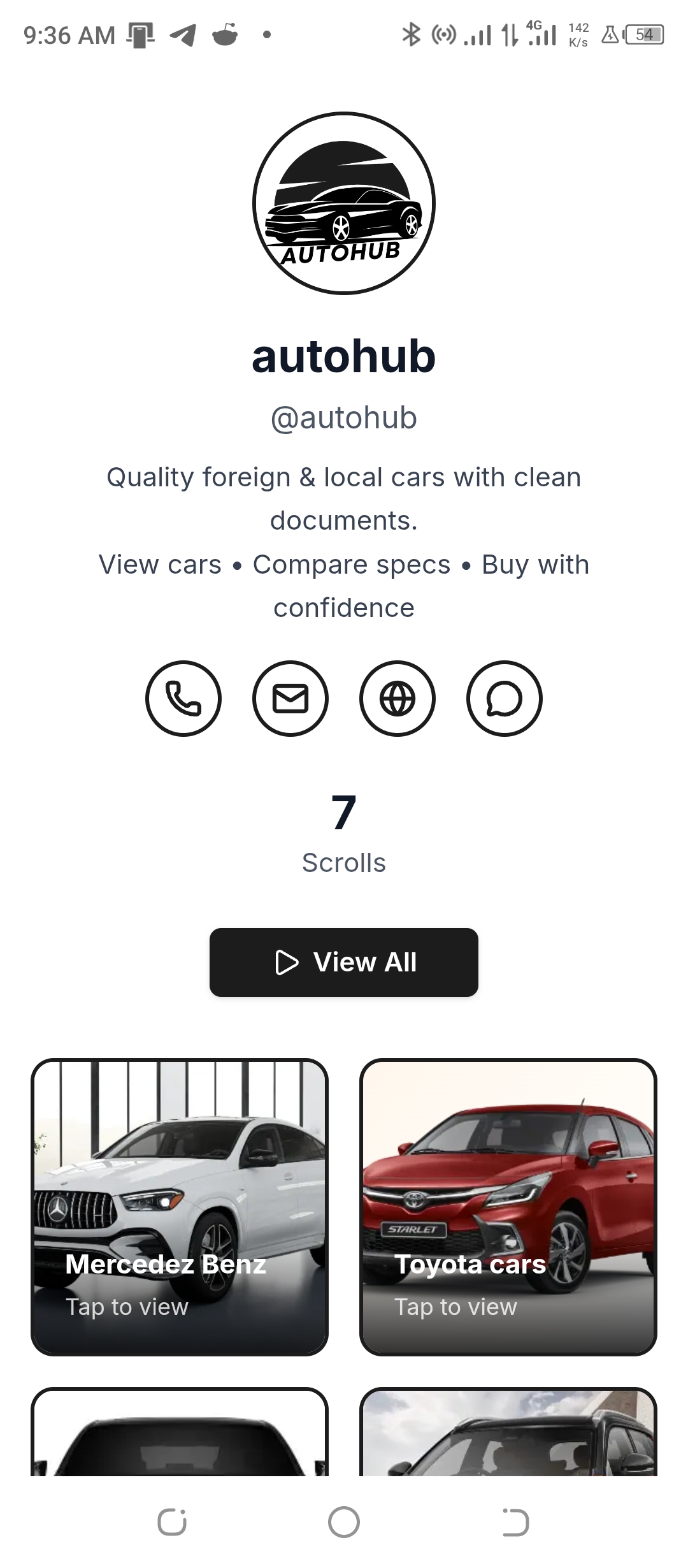 Showcase Page