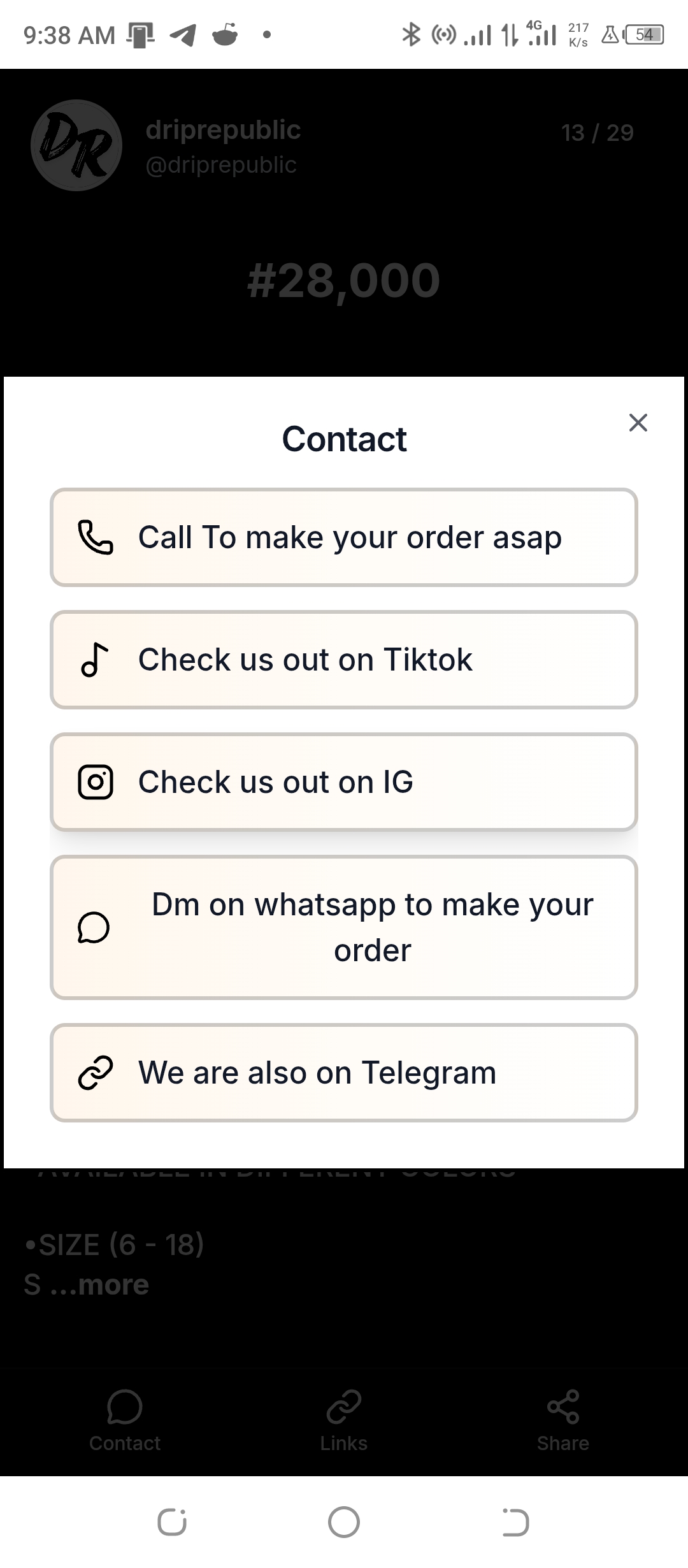 Contact Links