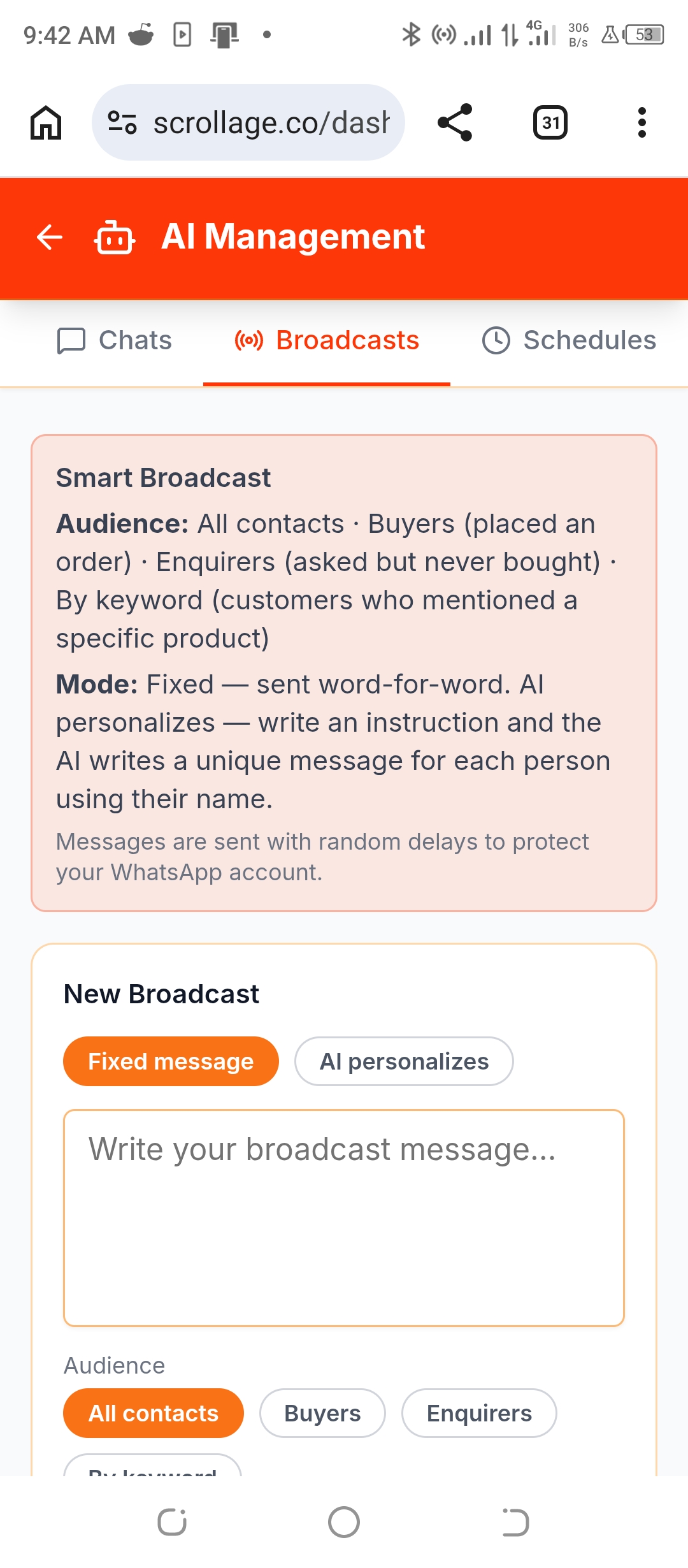 Smart Broadcasts